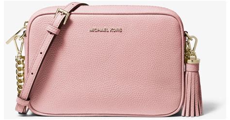 ginny ulltra pink michael kors|Ginny Medium Pebbled Leather Crossbody Bag .